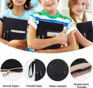 Funda Protectora Acolchada para Libros, Funda para Libros con Cierre, Lavable, Acolchada, para Biblias, con Bolsillos, para Libros de Tapa Blanda - Product Image 4