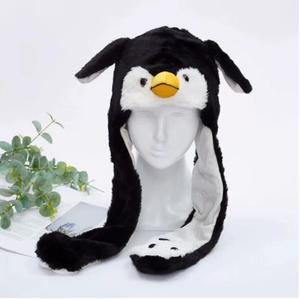 Lindo Gorro de Peluche de Animal <span class=keywords><strong>Mario</strong></span> con Orejas Móviles, Luces LED, para Niños, Disfraz de Cosplay, Gorro de Invierno - Product Image 6