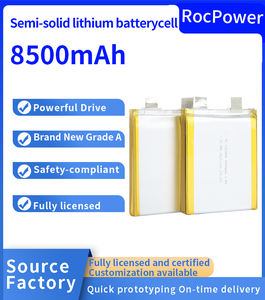 תאי סוללה ליתיום-יון חצי מוצקים בצפיפות גבוהה וקלים במשקל <span class=keywords><strong>3</strong></span>.7 וולט <span class=keywords><strong>3</strong></span>.8 וולט 8500 מיליאמפר/שעה תא סוללה ליתיום חצי מוצק - Product Image 6