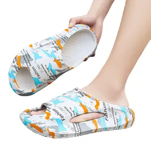 Sommer grenzübergreifende Plattform - Flip-Flops Herren- und Damenbekleidung für draußen das Heim Druck Trend Sandalen Strand-Schuhe Herren