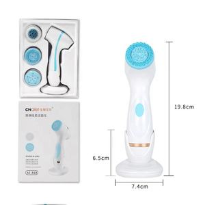 Brosse nettoyante électrique 3-en-1 pour le visage, 3 têtes, nettoyage en profondeur, massage beauté, étanche, rechargeable par USB, nettoyeur de pores, soin de la peau - Product Image 3