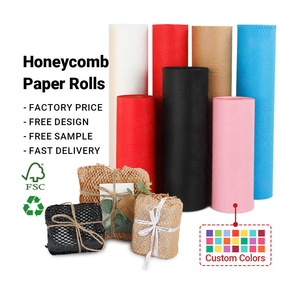Yongyu Thương Hiệu Nguồn Cung Cấp Nâu Đen Trắng Màu Xanh Lá Cây Mô Cổ Phiếu Bọc Tấm Cắt Kraft Đóng Gói Cuộn Ống Gói Bìa Tổ Ong Giấy - Product Image 6