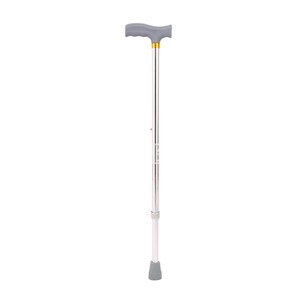 Canne télescopique Lin Shengmei en acier inoxydable, hauteur réglable, poignée antidérapante pour personnes âgées, aide à la marche - Product Image 1