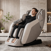Fauteuil de massage intelligent ZhouQi avec écran tactile 7 pouces, zéro gravité, shiatsu 3D, airbag intégral, inclinable, charge sans fil pour la maison et le bureau