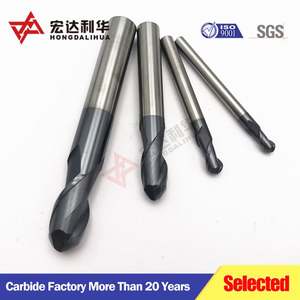 Fresa de carburo de 2 filos con punta esférica - Product Image 2