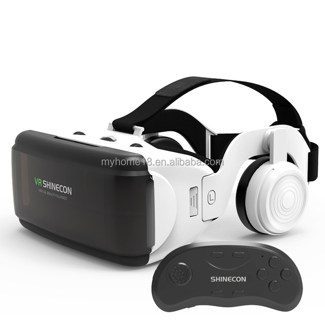 Best Selling Smart VR Glasses Helmet Box Video Game Binoculars VR Games Virtual Reality Glasses with Headphone