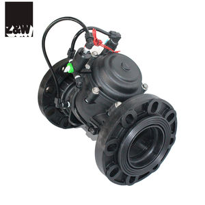 401BM 4 pollici elettrovalvola plastica agricoltura irrigazione trattamento delle acque controllo elettrico ac dc latching pulse DN100 flangia - Product Image 5
