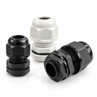 Presse-étoupe en nylon PA6 IP68 NPT1/4 NPT3/8 NPT1/2, connecteur de presse-étoupe IP68, boîtier électrique, attache-câble en nylon