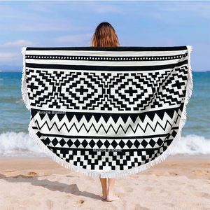 Toalla Refrescante de Playa, Manta de Camping, Algodón Personalizado al por Mayor con Diseño Floral para Uso en <span class=keywords><strong>Hoteles</strong></span> y Viajes - Product Image 3