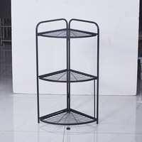 Meuble de rangement, étagère d'angle, support en fil métallique, étagère d'angle, présentoir, rangement multifonctionnel, gain de place