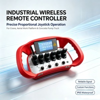 Télécommande sans fil 6Joystick avec écran LCD, spéciale pour les vannes hydrauliques Danfoss