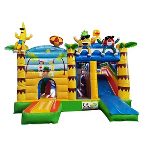 Castillo Inflable Comercial para Fiestas de Verano con Tobogán, Material de PVC, Capacidad de 500 kg, Garantía de 3 Años para Uso en Exteriores - Product Image 1