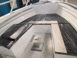 Bateau <span class=keywords><strong>de</strong></span> pêche en aluminium à console centrale Gospel 7,5 m/25 pieds / Bateau à moteur hors-bord pour la mer / Bateaux à moteur avec CE et table - Product Image 4