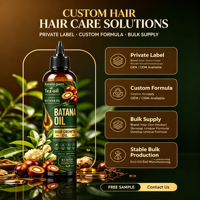 Huile Essentielle Capillaire Nourrissante Pure de Batana à Marque Blanche, Huile Capillaire Légère Fortifiante pour la Croissance des Cheveux, Huile de Graines de Citrouille