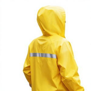 <span class=keywords><strong>Combinaison</strong></span> <span class=keywords><strong>de</strong></span> <span class=keywords><strong>pluie</strong></span> réfléchissante en deux pièces, imperméable et respirante, ensemble veste et pantalon pour adultes, pour le cyclisme et la randonnée en plein air - Product Image 1
