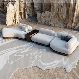 High-<b>End</b> Fabric Grey Sectional High <b>End</b> Modern Luxury Living Room Set GS9223 Luxury Living Room Set GS9223 - Product Image 1