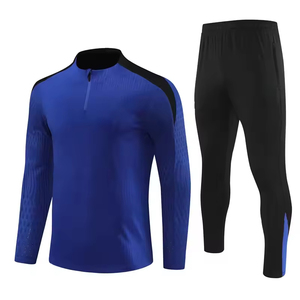 2026 New Design 100% Polyester Adult Football Training Suit <b>Soccer</b> Set Lightweight Breathable Quick Dry Short Sleeve - Product Image 4