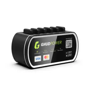 Handy tragbare Batterie teilen 6 Steckplätze Scan-Code teilen Batterie ladestation Vermietung tragbare Power Bank Station