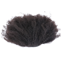 Vente en gros 4b 4c Afro Kinky Curly 100% Humaan Extensions de queue de cheval avec cordon de serrage