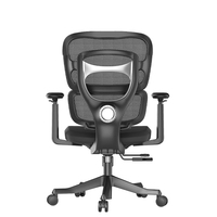 Chaise de bureau pivotante de direction, nouvelle conception moderne, ergonomique, dossier mi-haut, en maille, accoudoirs 3D, multifonction, avec support lombaire