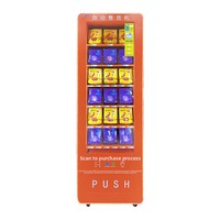 Distributeur automatique de boîtes mystères pour cigarettes, produits pour adultes et noix de betel, utilisation commerciale 24h/24, couleur orange, provenance Chine