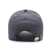Gorra Deportiva con Logotipo Personalizado, Perforada con Láser, de Secado Rápido, Gorra de Béisbol de Alto Rendimiento, Precio de Fábrica al por Mayor, Gorra Transpirable de 5 Paneles para Correr