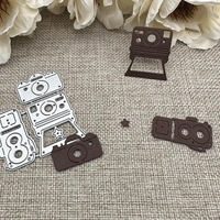 Alat Template Embossing Logam Mini DIY untuk Scrapbooking, Pembuatan Kartu, dan Dekorasi Kerajinan Album Foto