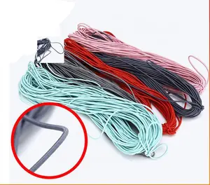 2005123-corde élastique ronde en caoutchouc ceinture élastique en caoutchouc élastique cordon pour trampoline, sport, sac et chaussures
