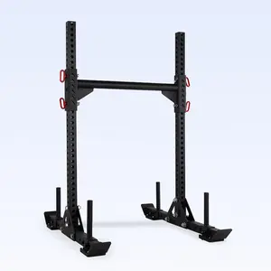 Mesin Fitness Gym Multifungsi (dengan Tempat Tidur Datar), Dapat Mengubahnya Menjadi Rak Push-Up/Jongkok/Kereta Luncur/Deadlift