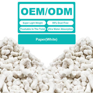 Oem/Odm Fabrieksfabrikanten Papier Kattenbakvulling Eco-Vriendelijke Papieren Kattenbakvulling Voor Kattenarena Para Gatos - Product Image 1