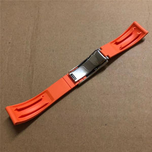 RoIex Yacht Dayt0na 0yster Original Water Ghost Chain Uhren armband 21mm konstanter schwarzgrüner Gummi mit Logo - Product Image 3