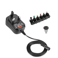 Pengisi daya Adaptor tegangan dapat diatur, catu daya AC/DC Universal 12W 3V,4.5V,5V,6V,7.5V,9V,12V Adaptor DC