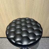Chaises de bureau noires minimalistes et durables, tabourets de laboratoire en PU, tabourets de salon, chaises de caissier, chaises d'école