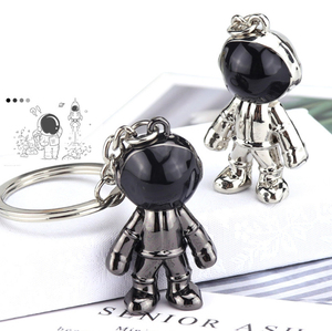 Aksesori Hadiah Musim Awal Mode Gantungan Kunci Astronot Logo Kustom Spaceman <span class=keywords><strong>Pilot</strong></span> untuk Grosir - Product Image 1