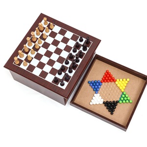 Nuevo Diseño Multifuncional <span class=keywords><strong>de</strong></span> Madera, <span class=keywords><strong>Juego</strong></span> <span class=keywords><strong>de</strong></span> <span class=keywords><strong>Mesa</strong></span> 15 en 1, 10 en 1, Ajedrez, Backgammon, Ludo, Damas, Serpientes <span class=keywords><strong>y</strong></span> Escaleras, Mancala, Personalizable - Product Image 5