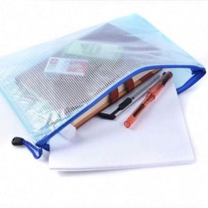 Bolsas de malla impermeables con cremallera para documentos, juegos de mesa y rompecabezas, ideales para útiles escolares y de oficina. - Product Image 4