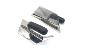Hoàn Thiện Gương Đánh Bóng Góc Tròn Trowel Cao Su Xử Lý Thép Không Gỉ Hoàn Thiện Trowel Công Cụ Vữa Thạch Cao Trowel - Product Image 6