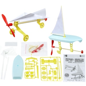 2131 STEM Kit de Juego de Coche Educativo con Motor de Hélice Impulsado por Bandas Elásticas, Juguetes de Aprendizaje para Niños, Regalos - Product Image 1