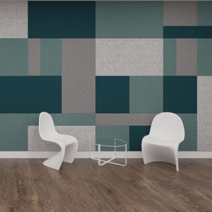 Panneaux acoustiques adhésifs biseautés de couleur blanche <span class=keywords><strong>et</strong></span> noire Office Theater NRC Testing PET Felt Paneles Acusticos for Interior <span class=keywords><strong>Deco</strong></span> - Product Image 5