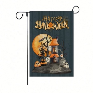 12X18นิ้วกลางแจ้งกันน้ำพิมพ์ลายดิจิตอลสั่งทำลายธงสวนตามฤดูกาลเทศกาลต้อนรับการระเหิดขายส่ง - Product Image 2