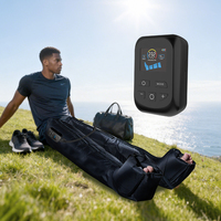 Bottes de compression d'air à 4 chambres séquentielles pour la récupération des athlètes, masseur de jambes, système de drainage lymphatique par pompe pour la thérapie à domicile