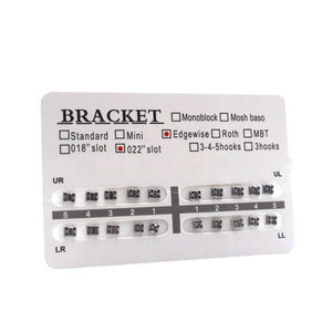 Staffe ortodontiche di alta qualità Mini/Standard <span class=keywords><strong>Roth</strong></span> MBT 0.018 "/0.022" Slot CE ISO13485 - Product Image 4