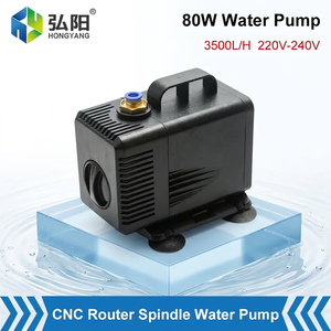 Bomba de Agua Sumergible HYCNC de 80W y 3500L/H, 220V, Bomba de Circulación para Enfriamiento de Husillo de Router CNC, para Máquinas CNC, Acuarios y Peceras - Product Image 1