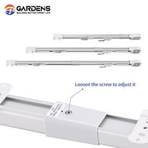 Rail télescopique extensible de haute qualité pour jardin Système de rideaux intelligents Rails en aluminium automatiques <span class=keywords><strong>Moteur</strong></span> Tuya Wifi - Product Image 6
