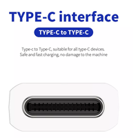 Câble de charge rapide USB Type-C 3A 1m, câble PD avec gaine en PVC, USB C pour téléphones mobiles S23 S22 S21 Note 10