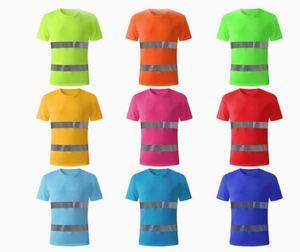 Camiseta de Trabajo de Alta Visibilidad Personalizada para Hombre, Regalo Empresarial Promocional, Tallas S-7XL, Reflectante, con Logotipo y Texto - Product Image 4
