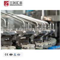 Ligne de production complète et automatique d'eau minérale et de boissons avec machine de mise en bouteille en verre à haute productivité
