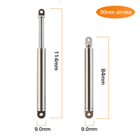Aktuator Linear Teleskopik Mini 5V DC, Stroke 30mm, 2mm/s, Motor Mikro Elektrik Kecil untuk Perangkat Medis, DIY, Otomatisasi Rumah Pintar