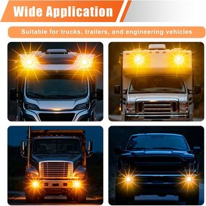 Projecteur LED Super Lumineux, Feu de Position Latéral, Lampe Stroboscopique d'Avertissement pour Remorque, Caravane, SUV, Fourgonnette, Camion - Product Image 4