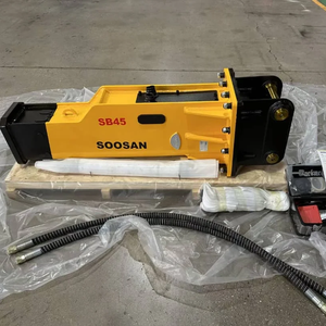 Martillo hidráulico SOOSAN Martillo hidráulico modelo SB45 tipo caja martillo hidráulico silencioso para demolición de hormigón de roca - Product Image 1